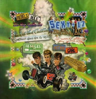 Stray Cats Rant Rave insert